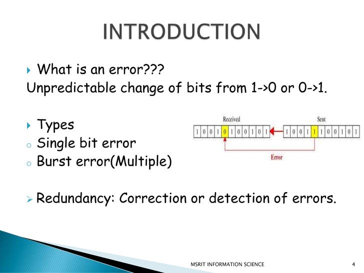 correction